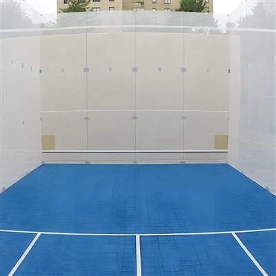 टेम्पर्ड स्क्वैश कोर्ट ग्लास